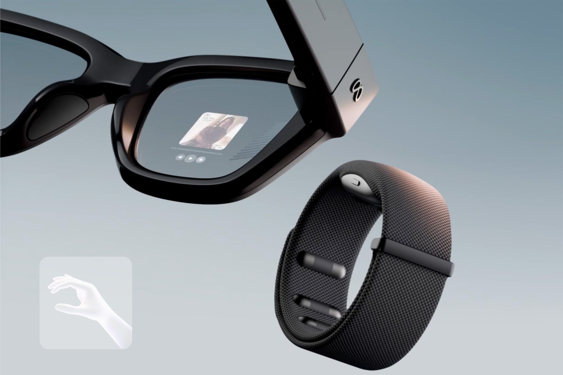 Meta rayban display and neural band.